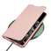 Dux Ducis Lederen Flip Case voor Samsung Galaxy S21 5G Roze foto 6