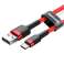 Baseus Cafule USB uz USB-C C 2A tipa kabelis sarkans attēls 2