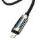 2m Baseus displej PD 20W USB-C type C s konektorom Lightning kábel pre iPhone CZ fotka 2