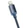 Baseus Crystal Shine USB-C Tipo C a Lightning PD 20W Cable Negro 1.2m fotografía 3