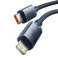 Базовий кришталевий блиск USB-C Type C до кабелю Lightning PD 20W чорний 1,2 м зображення 6