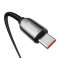 USB-C - USB-C Kablosu Baseus Ekran, 100 W, 2 m (Siyah) fotoğraf 2