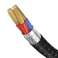 USB til USB-C-kabel vinklet flat Baseus Iridescent, Huawei SuperCharge bilde 3