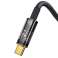 USB to USB-C Cable Baseus Explorer, 100W, 2m (Black) image 1