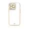 Fashion Case Case for iPhone 13 Pro Max Gel Case with Gold Frame image 2