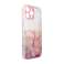 Marmor Hülle Hülle für iPhone 13 Pro Max Gel Cover Marmor Pink Bild 1