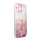 Funda de mármol para iPhone 12 Gel Cover Marble Pink fotografía 1