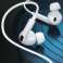 WK Design Žice Slušalke za ušesa 3,5mm Mini Jack White (Y31 fotografija 5