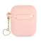 Guess GUA2LSCHSP AirPods 1/2 coque rose/rose Silicone Charm Collecti photo 1