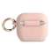Guess GUA3SGGEP AirPods 3 cover pink/pink Silicone Glitter image 1