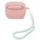 Guess GUACAPLSVSPG AirPods Pro cover roze groen / roze groen Silicon foto 1