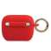 Guess GUACAPSILGLRE AirPods Pro cover rood / rood Siliconen Glitter foto 1