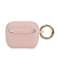 Guess GUACAPLSTLPI AirPods Pro cover pink/pink Silicone Triangle Log image 1