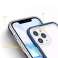 Klare 3in1 Hülle für iPhone 11 Pro Max Gel Cover mit Rahmen Blau Bild 3