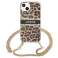 Guess GUHCP13SKBCLE iPhone 13 mini 5,4" Leopard hardcase Gold Strap image 2