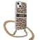 Guess GUHCP13SKBCLE iPhone 13 mini 5,4" Leopard hardcase Gold Strap image 3