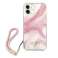 Hádajte GUHCP12SKSMAPI iPhone 12 mini 5,4" ružové/ružové tvrdé puzdro Mramor C fotka 2