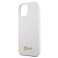 Guess GUHCP12SLSLMGWH iPhone 12 mini 5,4" bílý/bílý pevný kryt Metal L fotka 5