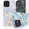 Kingxbar Marble Series elegant pouch with print marble iP image 2