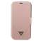 Uzminiet GUFLBKP12SVSATMLPI iPhone 12 mini 5,4" rozā/rozā grāmatu Saffiano attēls 1