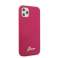 Adivinhe GUHCN65LSLMGRE iPhone 11 Pro Max Red/Borgonha Sil Hard Case foto 5