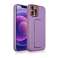 Nouvelle coque de béquille pour iPhone 12 avec support violet photo 1