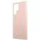 Guess GUHCS22LLSLMGPP S22 Ultra S908 rožinis/rožinis kietas dėklas Silicone Scr nuotrauka 5