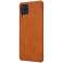 Nillkin Qin hylsterveske i skinn Samsung Galaxy A22 4G brun bilde 4