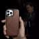 iCarer кожено масло восък естествена кожа случай за iPhone 13 Pro M картина 6
