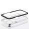 Clear 3in1 Case for iPhone 13 mini Gel Cover with Frame Black image 4