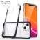 Clear 3in1 Case for iPhone 13 mini Gel Cover with Frame Black image 5