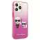 Karl Lagerfeld KLHCP13XTGKCP iPhone 13 Pro Max 6,7" keménydobozos rózsaszín/pi kép 3