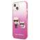 Karl Lagerfeld KLHCP13MTGKCP iPhone 13 6,1" hardcase rozā/rozā Gradi attēls 1
