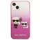 Karl Lagerfeld KLHCP13STGKCP iPhone 13 mini 5,4" hardcase rosa/rosa bilde 2