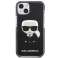 Karl Lagerfeld KLHCP13STPEIKK iPhone 13 mini 5,4" sert kılıf siyah/blah fotoğraf 2