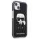 Karl Lagerfeld KLHCP13STPEIKK iPhone 13 mini 5,4" keménydobozos fekete/blah kép 3