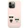 Karl Lagerfeld KLHMP13LSSKCI iPhone 13 Pro / 13 6,1" hardcase lys rosa bilde 3