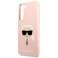 Karl Lagerfeld KLHCS22MSLKHPI S22+ S906 rozā/rozā hardcase Silikons attēls 5