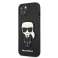 Karl Lagerfeld KLHCP13SOKPK iPhone 13 mini 5,4" melns/melns cietais korpuss attēls 1