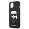 Karl Lagerfeld KLHCP13SOKPK iPhone 13 mini 5,4" fekete/fekete keménytok kép 5