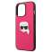 Karlas Lagerfeldas KLHCP13XPKMP iPhone 13 Pro Max 6,7" rožinės / rožinės spalvos hardcas nuotrauka 5