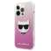 Karl Lagerfeld KLHCP13XCTRP iPhone 13 Pro Max 6,7" hardcase ružičasti / pin slika 1