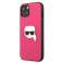 Karl Lagerfeld KLHCP13SPKMP iPhone 13 mini 5,4" růžový/růžový pevný obal L fotka 1