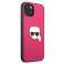 Karl Lagerfeld KLHCP13SPKMP iPhone 13 mini 5,4" růžový/růžový pevný obal L fotka 3