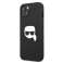 Карл Лагерфелд KLHCP13SPKMK iPhone 13 мини 5,4" черен/черен твърд калъф картина 1