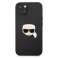 Karl Lagerfeld KLHCP13SPKMK iPhone 13 mini 5,4" melns/melns cietais korpuss attēls 2