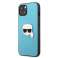 Карл Лагерфельд KLHCP13SPKMB iPhone 13 mini 5,4" синьо-блакитні хардки зображення 1
