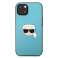 Karl Lagerfeld KLHCP13SPKMB iPhone 13 mini 5,4" zils/zils hardcas attēls 2