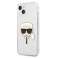 Karl Lagerfeld KLHCP13SKHTUGLS iPhone 13 mini 5,4" stříbrná/stříbrná tvrdá fotka 1