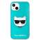 Karl Lagerfeld KLHCP13MCHTRB iPhone 13 6,1" modrý/modrý pevný kryt Gl fotka 2